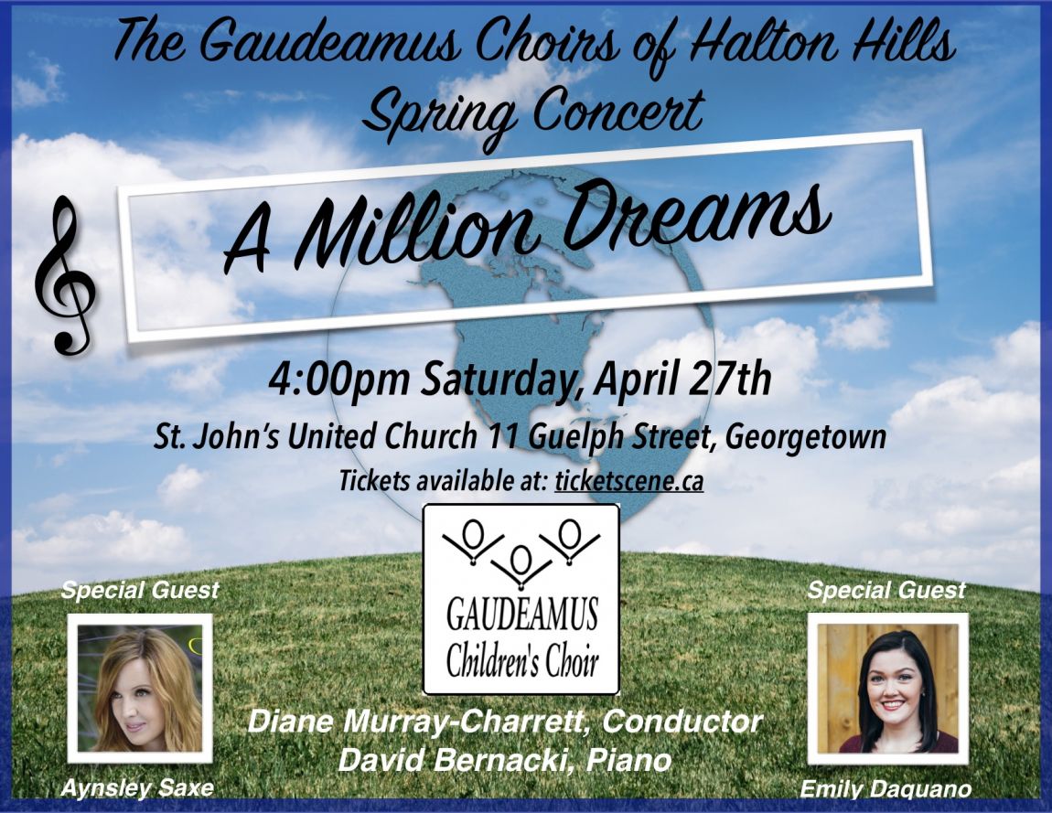 Gaudeamus Spring Concert ~ A Million Dreams