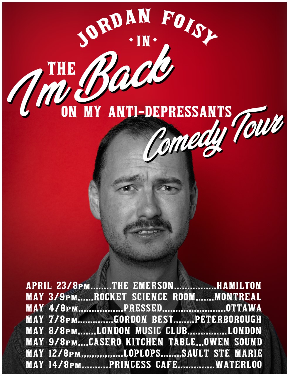 Jordan Foisy in the I'm Back On My Anti-Depressants Comedy Tour @ LMC!!!