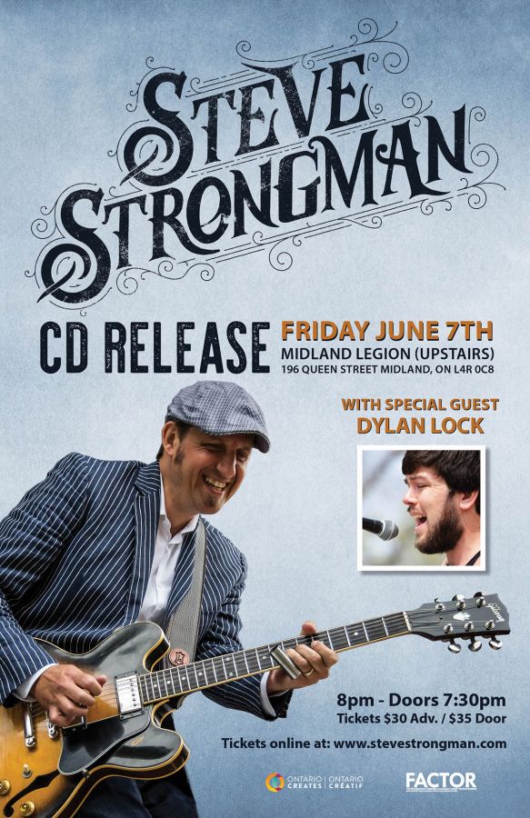 Steve Strongman CD Release Show with Special Guest Dylan Lock