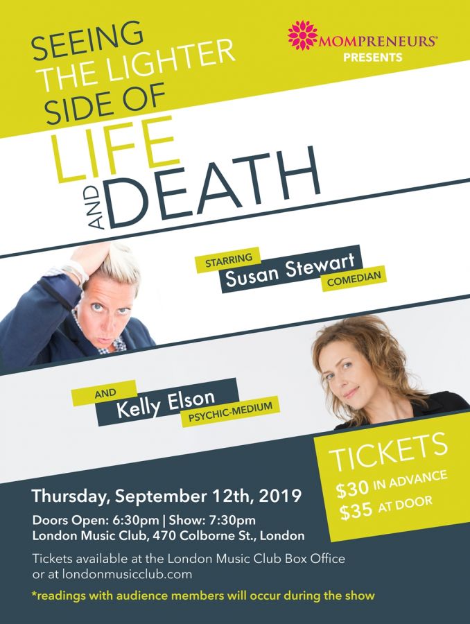 Seeing the Lighter Side of Life and Death- A Comedy & Psychic Show @ LMC!!!