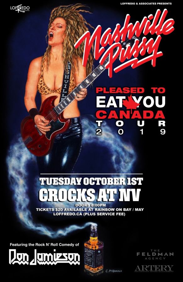 Nashville Pussy - Crocks at NV - October 1, 2019