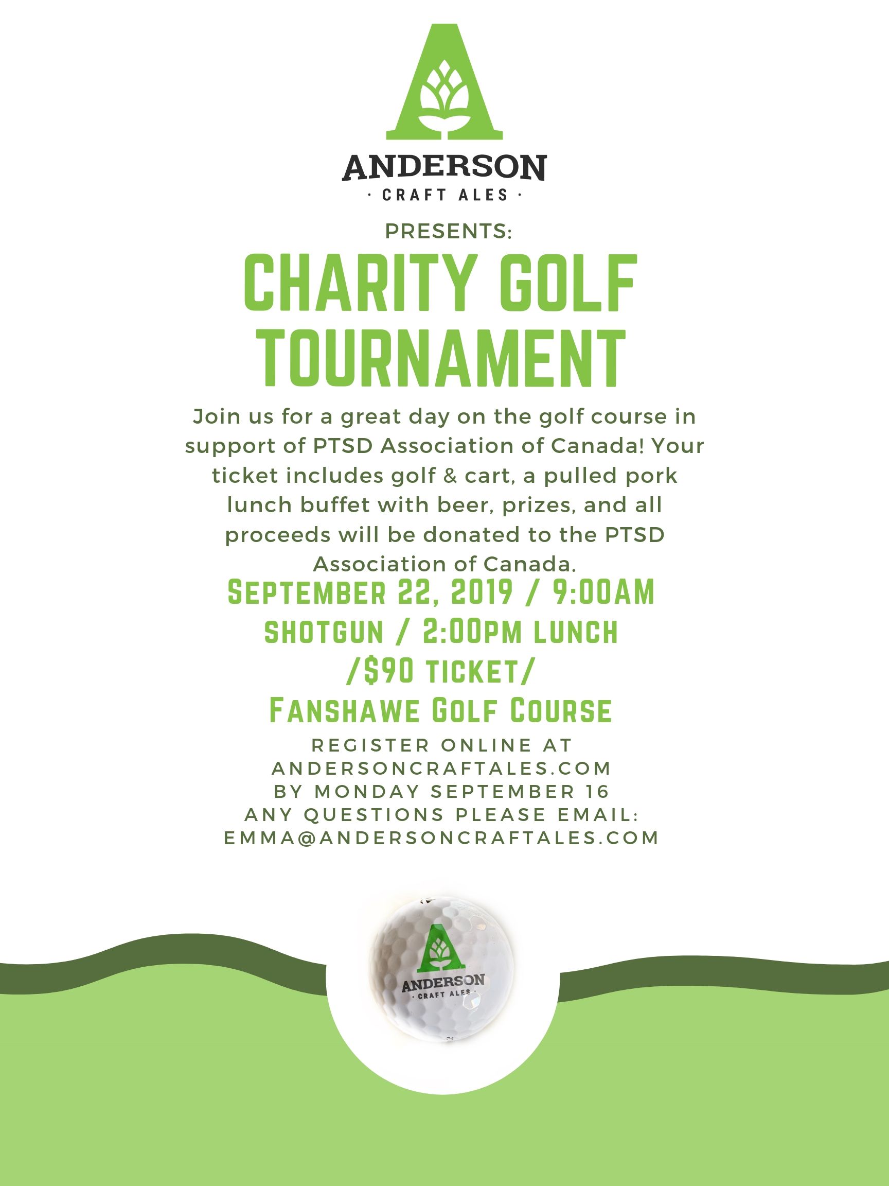 Anderson Craft Ales Charity Golf Tournament