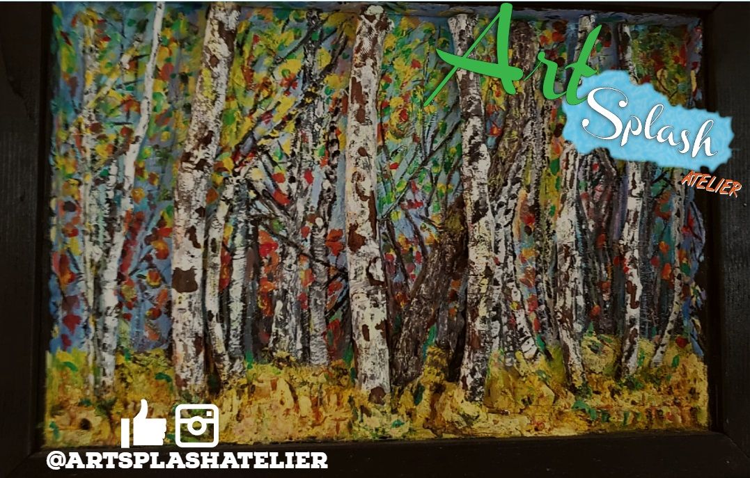 3D Multimedia Paint Night Art Splash Atelier, Windsor, ON live at Indigo Windsor (798