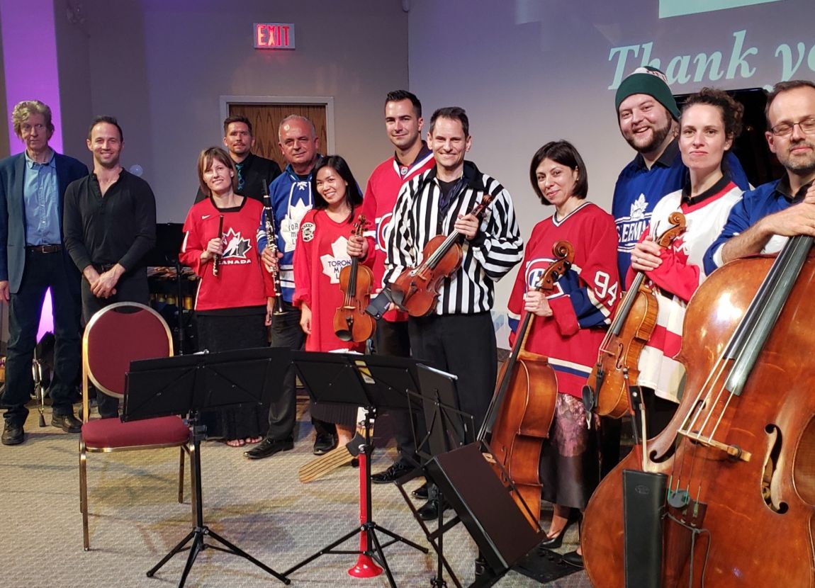 Chamber Music Hamilton Special Feature:  Carnival of the Animals by Saint-Saëns, Winter from the Four Seasons by Vivaldi, and The Hockey Sweater by Abigail Richardson-Schulte, all narrated by the famous R.H.Thomson and including mime Trevor Copp