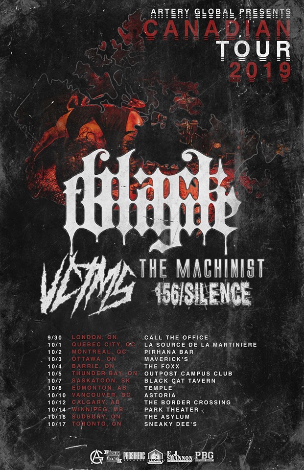 Black Tongue, VCTMS, The Machinist, 156/Silence Live In Sudbury