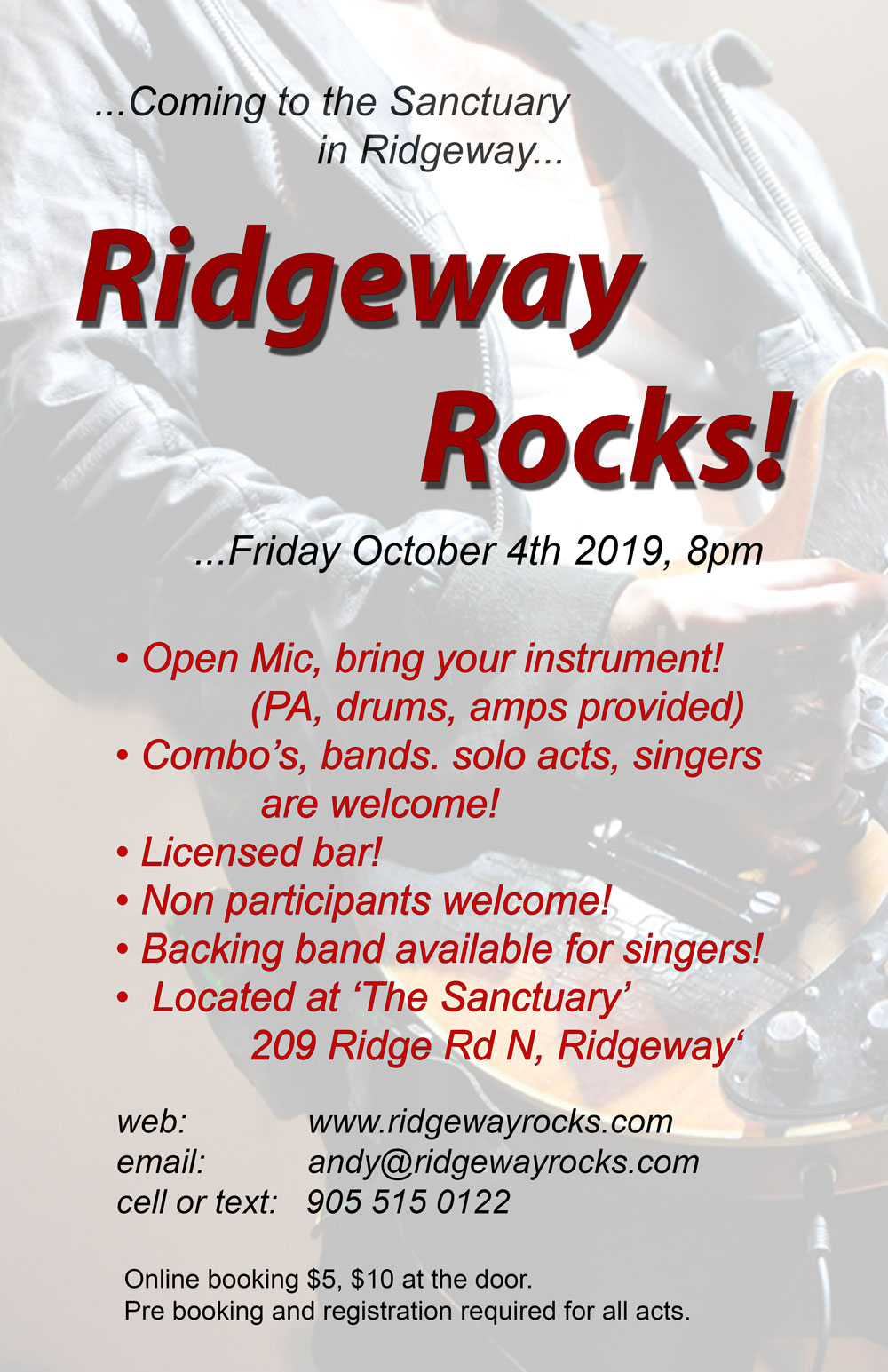 Ridgeway Rocks Open Mic