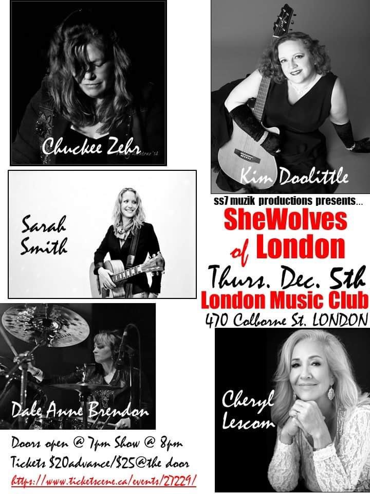 Shewolves Of London feat. Chuckee Zehr, Kim Doolittle, Cheryl Lescom, Sarah Smith, Dale Anne Brendon @ LMC!!!
