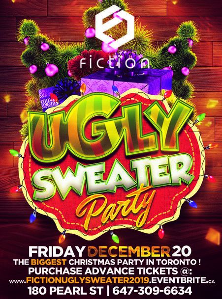 UGLY SWEATER PARTY @ FICTION NIGHTCLUB | FRIDAY DEC 20TH