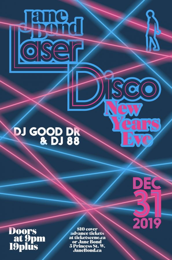 Jane Bond Laser Disco New Year's Eve