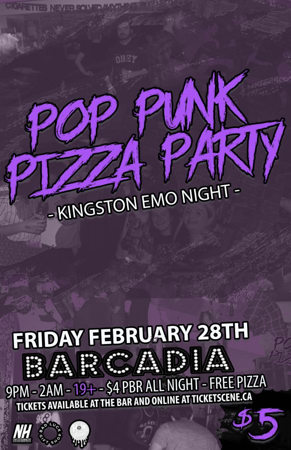 Pop Punk Pizza Party (Kingston Emo Night)