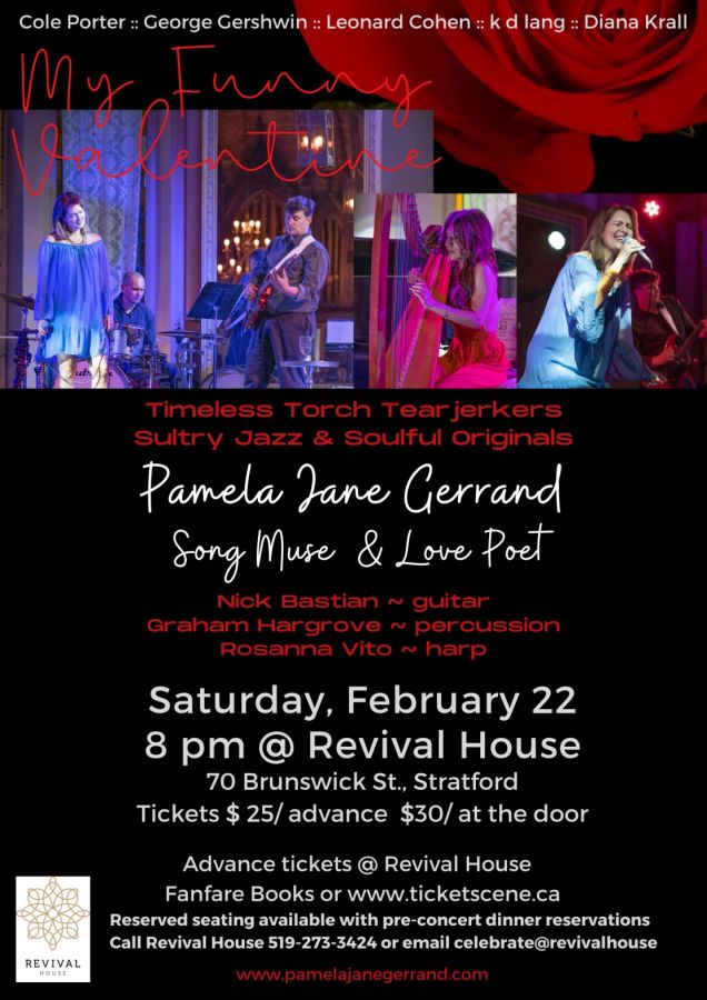 Pamela Jane Gerrand In Concert ~ My Funny Valentine