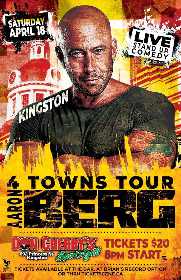 Aaron Berg 4 Towns Tour Kingston Show