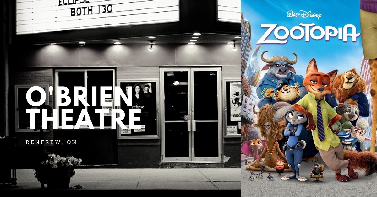 Disney's Zootopia (Matinee) @ O'Brien Theatre in Renfrew