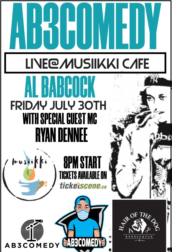 AB3Comedy Live@Musiikki Cafe Featuring Al Babcock & Ryan Dennee