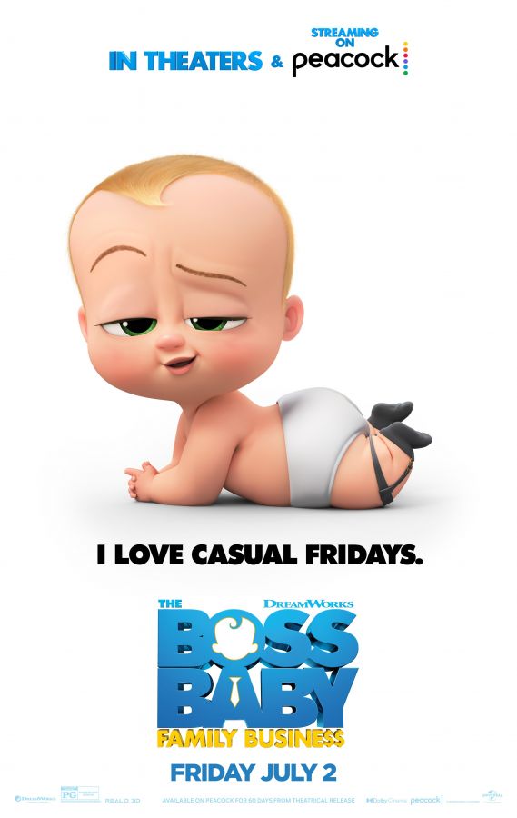 The Boss Baby: Family Business  (2021) 7PM @ O'Brien Theatre in Arnprior