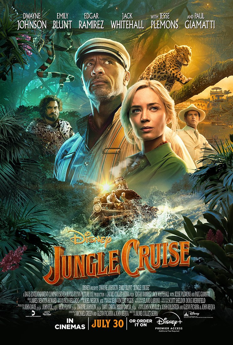 Jungle Cruise (2021) 7:30 PM @ O'Brien Theatre in Arnprior