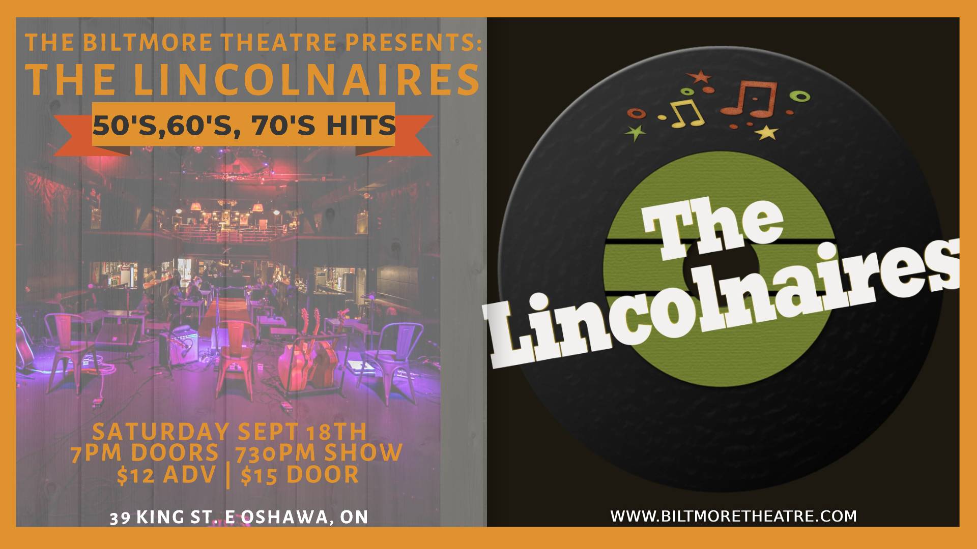 The Biltmore Theatre Presents: The Lincolnaires