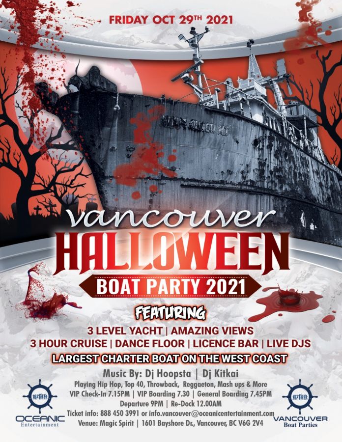 Vancouver Halloween Boat Party 2021 | Largest Halloween Party Vancouver