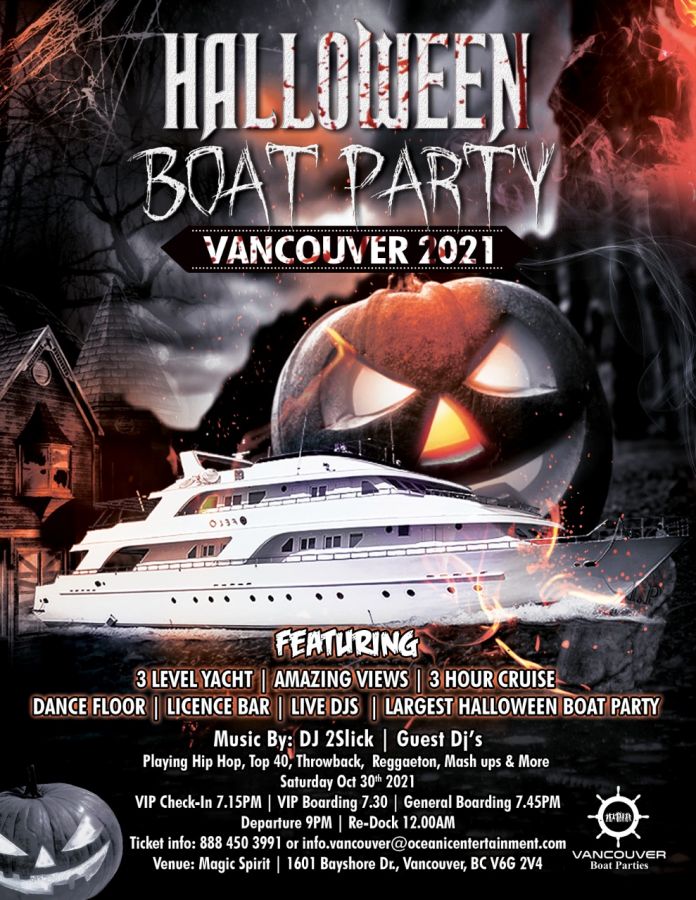 Halloween Boat Party Vancouver 2021