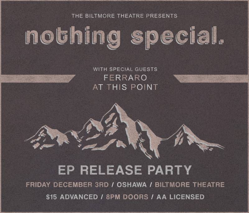 Nothing Special EP Release Party
