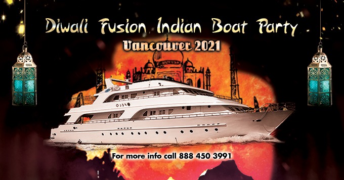 Diwali Fusion Indian Boat Party Vancouver 2021
