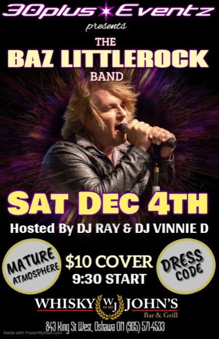 SUPER SATURDAY featuring THE BAZ LITTLEROCK BAND