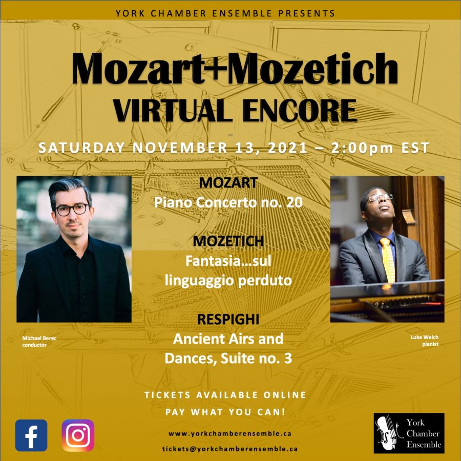 Mozart+Mozetich Virtual Encore