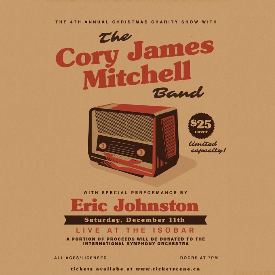 Cory James Mitchell Band 4th Annual Charity Christmas Show Cory James