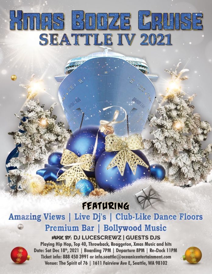 Xmas Booze Cruise Seattle IV 2021 | Christmas Boat Party
