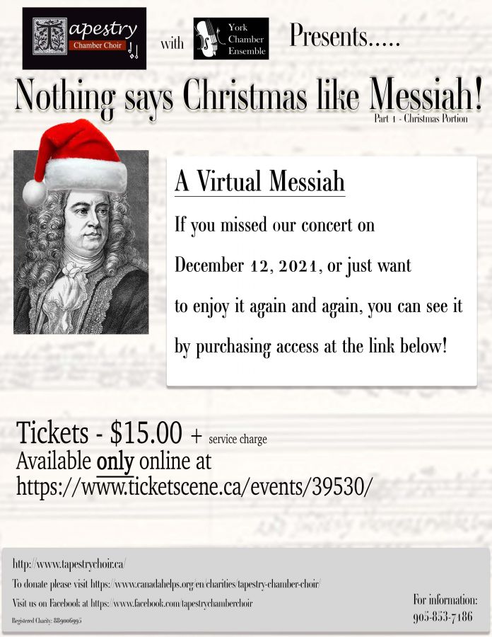 Nothing Says Christmas like Messiah - Virtual Concert
