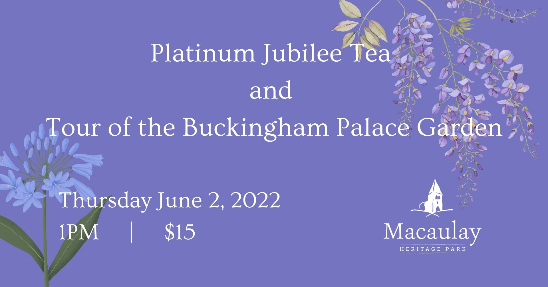 Platinum Jubilee Tea and Tour of the Buckingham Palace Garden