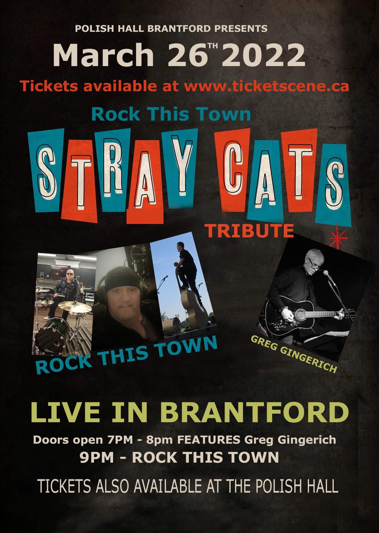 Rock this Town - Canada's only Authentic Stray Cats Tribute