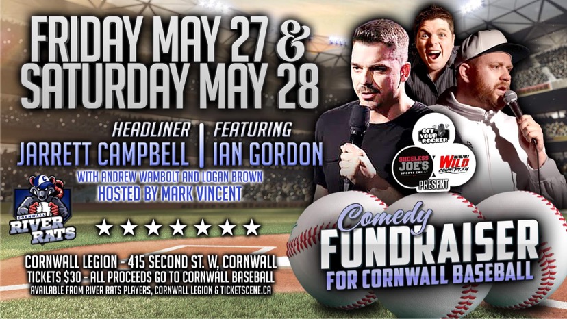 Cornwall Baseball Fundraiser Starring Jarrett Campbell 