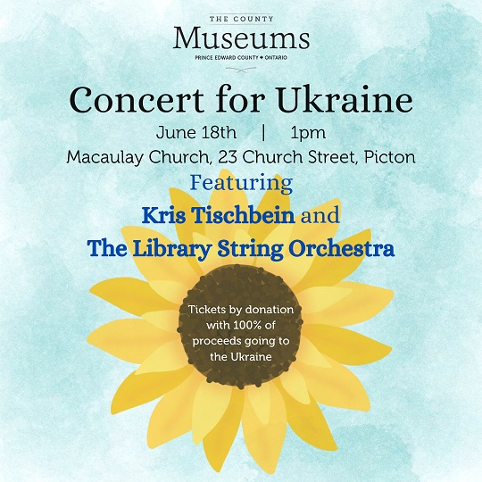 Ukraine Benefit Concert w. Kris Tischbein and the Library String Orchestra