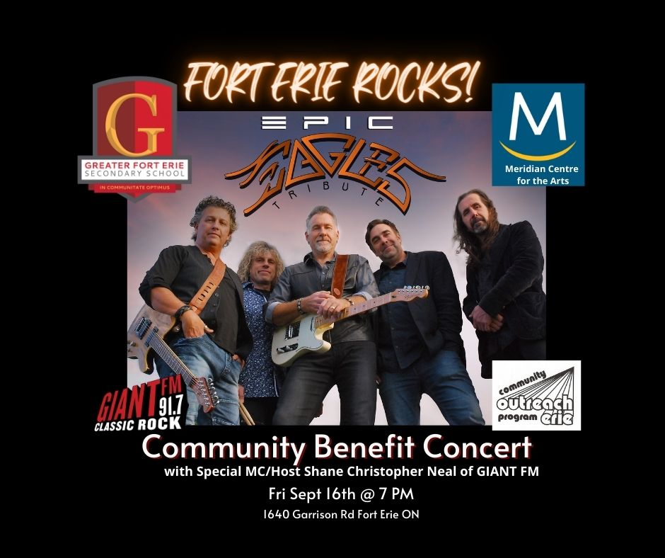 Fort Erie Rocks! Epic Eagles Community Benefit Concert