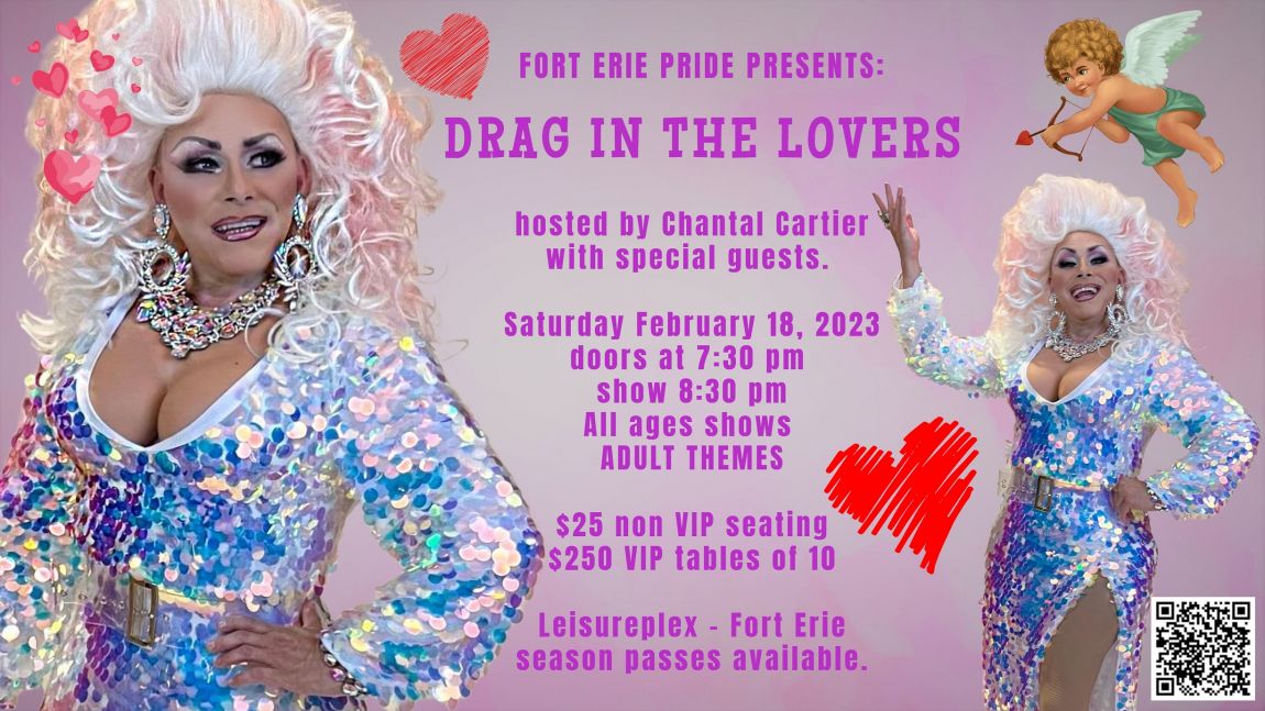 Chantal Cartier - Drag in the Lovers - This show will be filmed for television