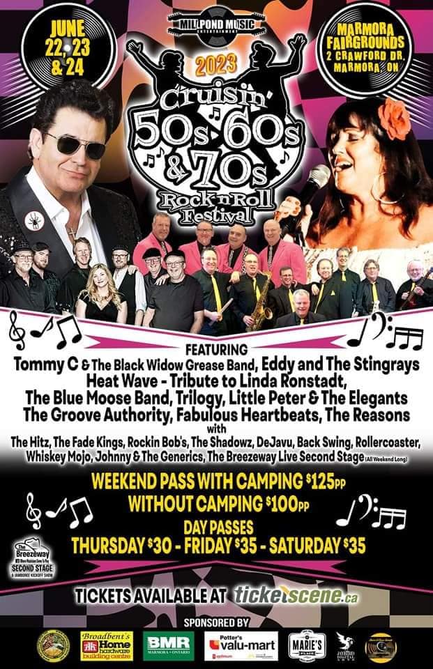 2023 Cruisin' The 50's 60's 70's Rock n Roll Festival