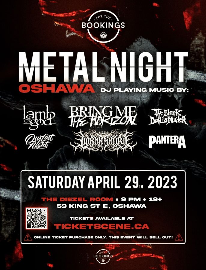 Metal Night Oshawa @ The Diezel Room - Saturday April 29th