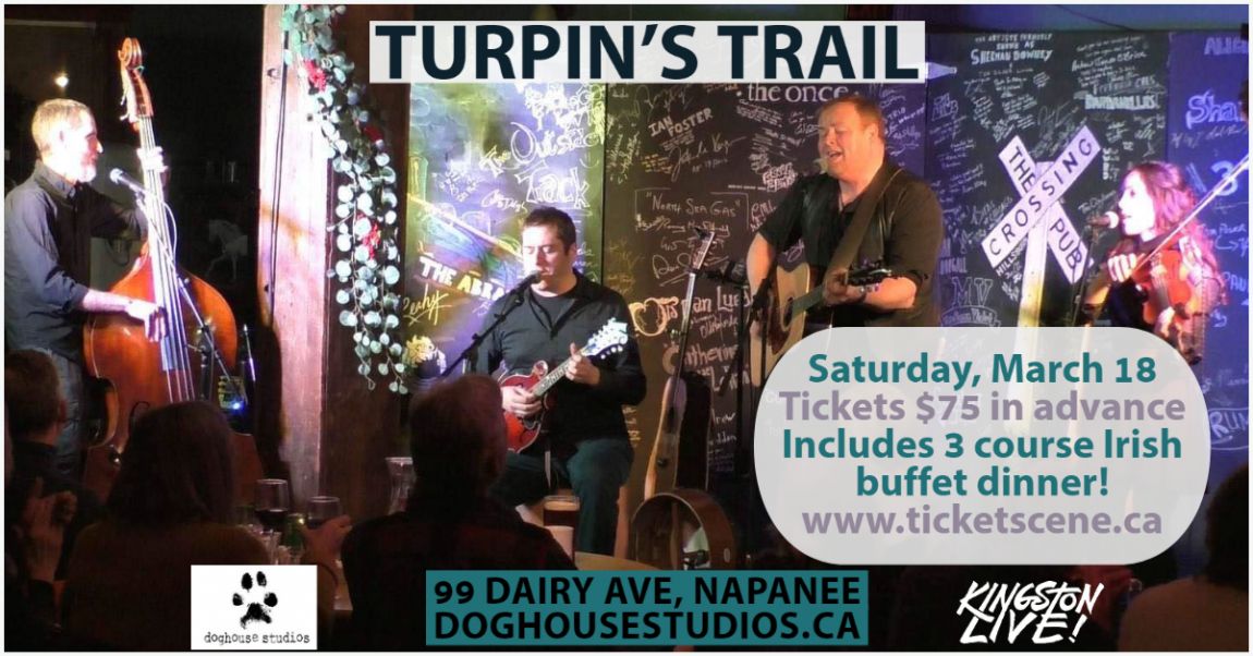 Turpin's Trail St. Patrick's Weekend dinner + show