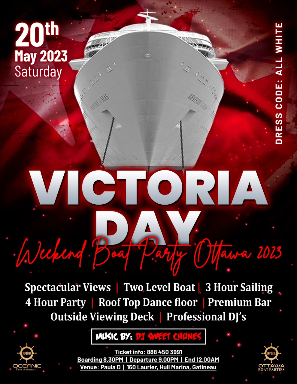VICTORIA DAY WEEKEND BOAT PARTY OTTAWA 2023 | TICKETS STARTING AT $25