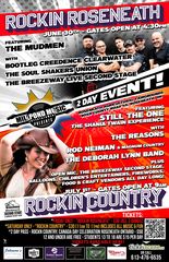 Rockn' Country Canada Day Concerts and Family Fun, Roseneath - 2 Day Event 
