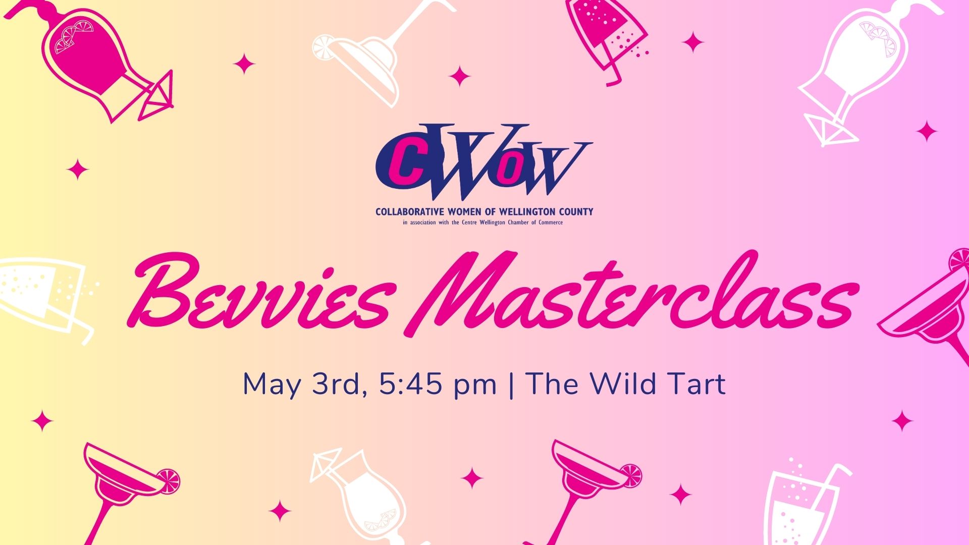 Bevvies Masterclass with CWOW