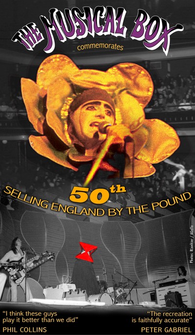 THE MUSICAL BOX SELLING ENGLAND BY THE POUND 50TH ANNIVERSARY TOUR