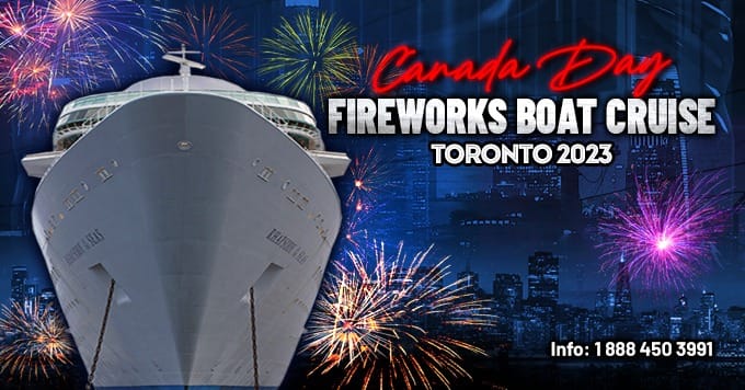 Canada Day Fireworks Boat Cruise Toronto 2023 | Canada Day Festival