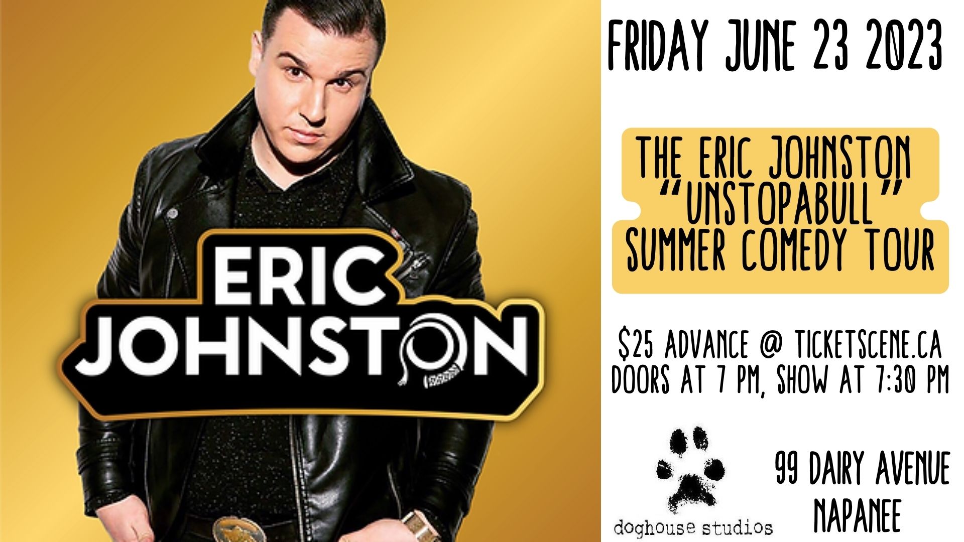 The Eric Johnston “UnstopaBULL Summer Comedy Tour