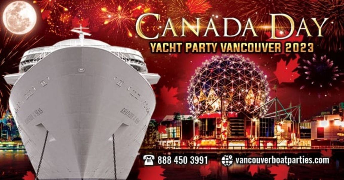 Canada Day Fireworks Yacht Party 2023 | Two Dance Floors | Hip Hop X EDM