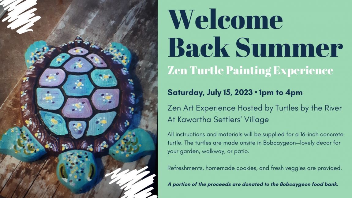 Welcome Back Summer - Zen Turtle Painting Experience