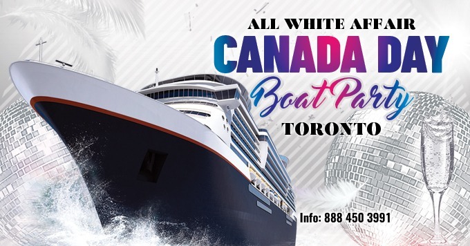 All White Affair Canada Day Boat Party Toronto | Canada Day Event Toronto