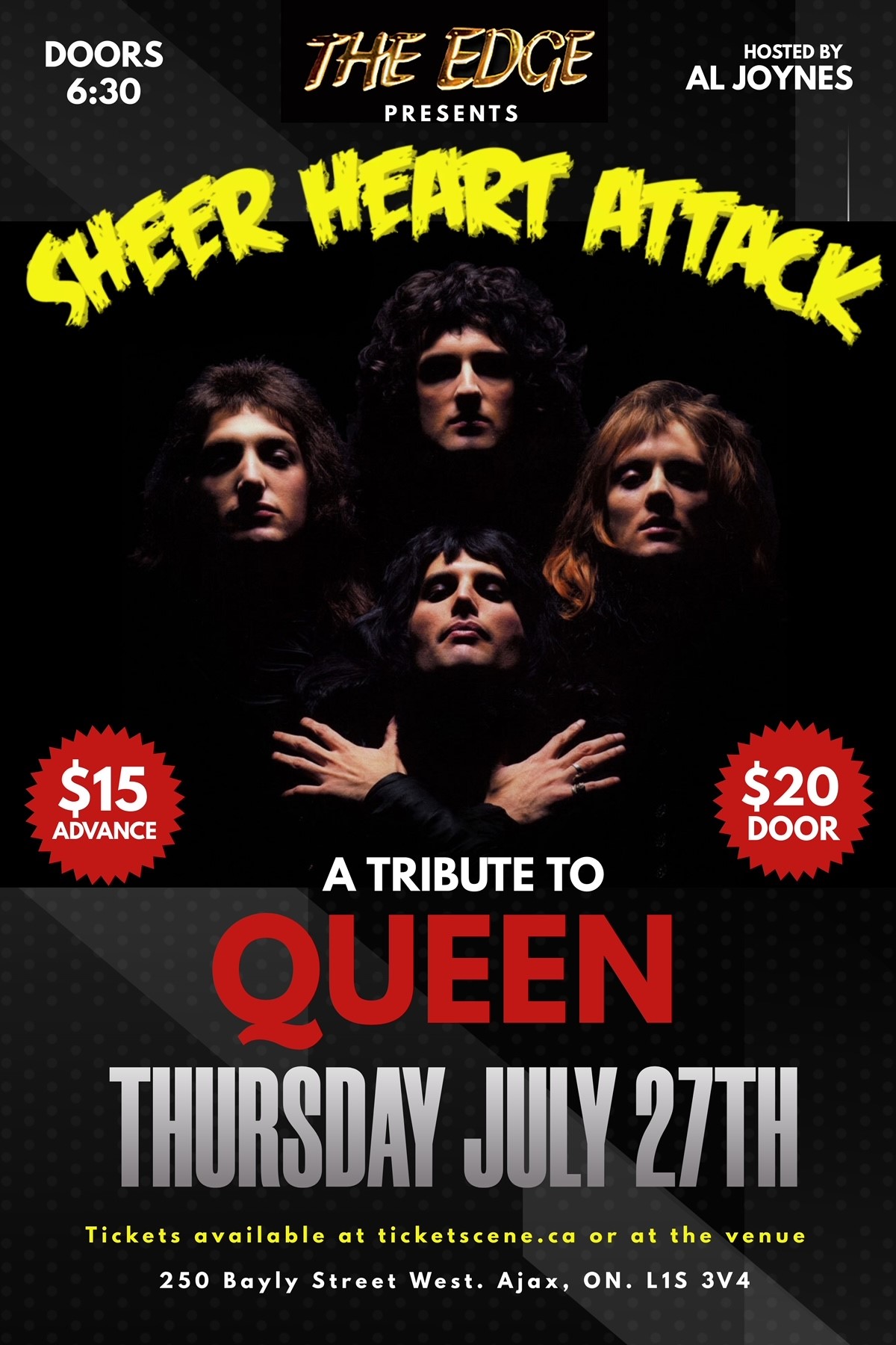 SHEER HEART ATTACK (Queen Tribute) | SHEER HEART ATTACK, Ajax, ON live ...