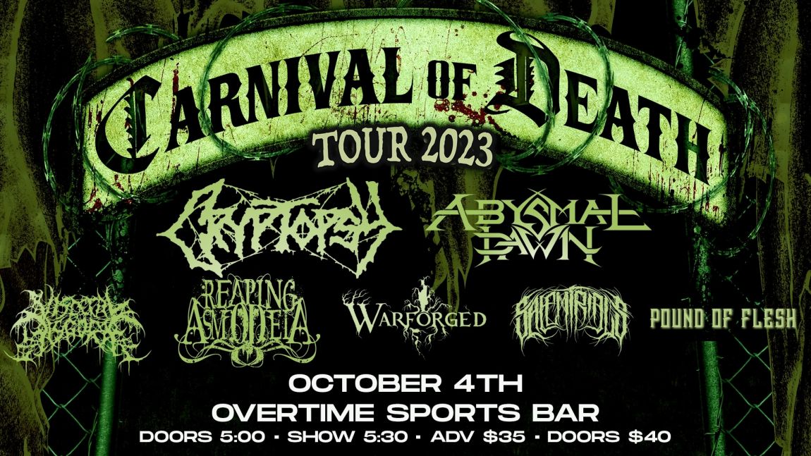 Carnival Of Death Tour/Kingston @ Overtime Sports Bar
